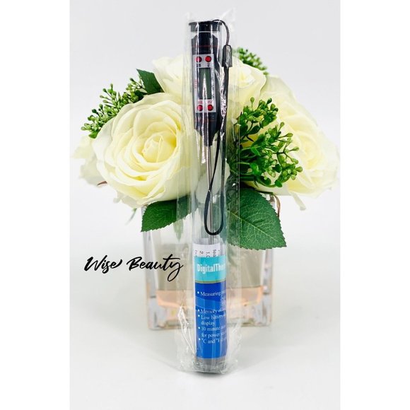 Woody Cedar Wood Grill Scraper & Meat Thermometer Bottle Opener Basting Brush - Picture 4 of 6